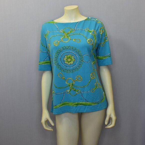 CHARTER CLUB JERSEY TOP PET LG - Picture 2 of 5